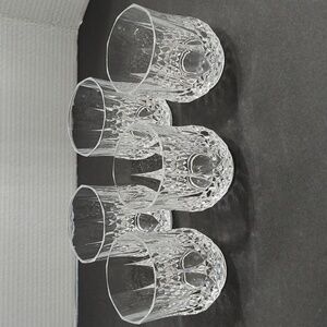 Crystal D'Arques Longchamp Double Old-fashioned Whiskey Rocks Glasses, Set of 5